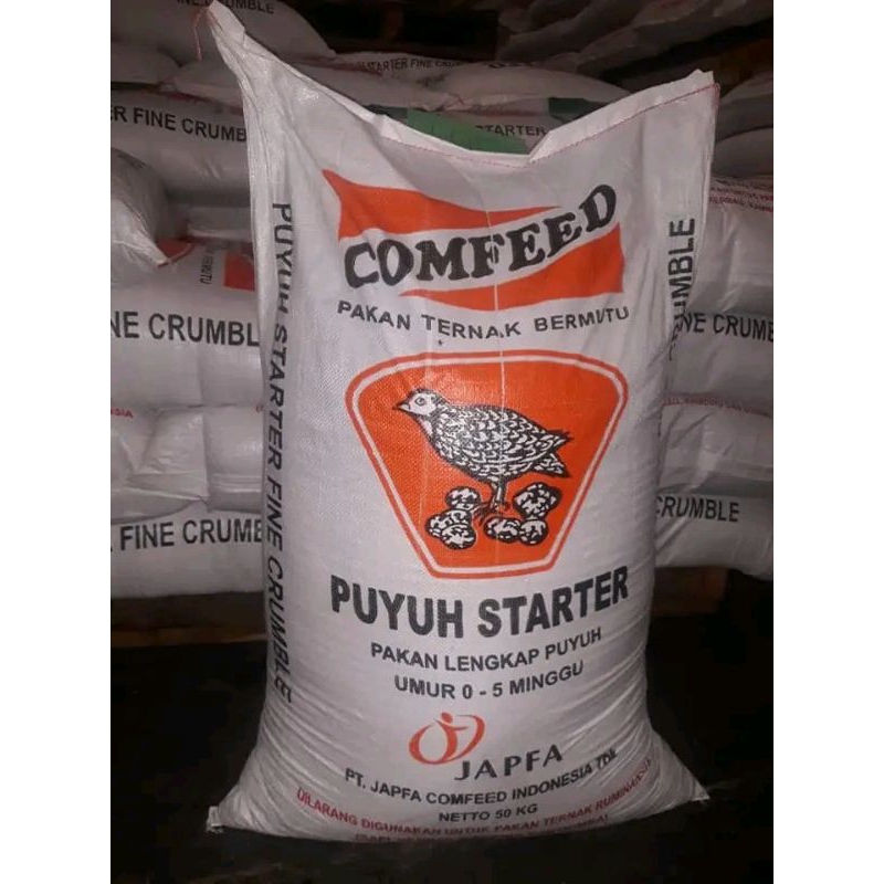 Comfeed puyuh starter petelur umur pakan untuk unggas puyuh petelur 1kg