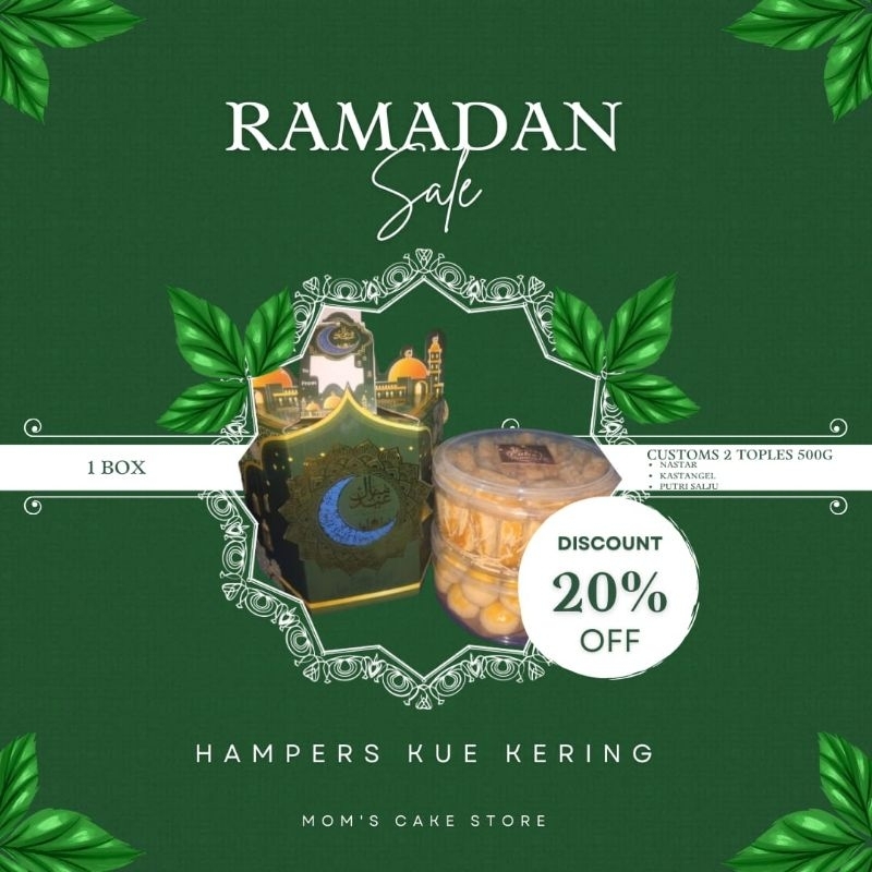 

Hampers Ramadhan Kue Kering Isi 2 Toples 500g