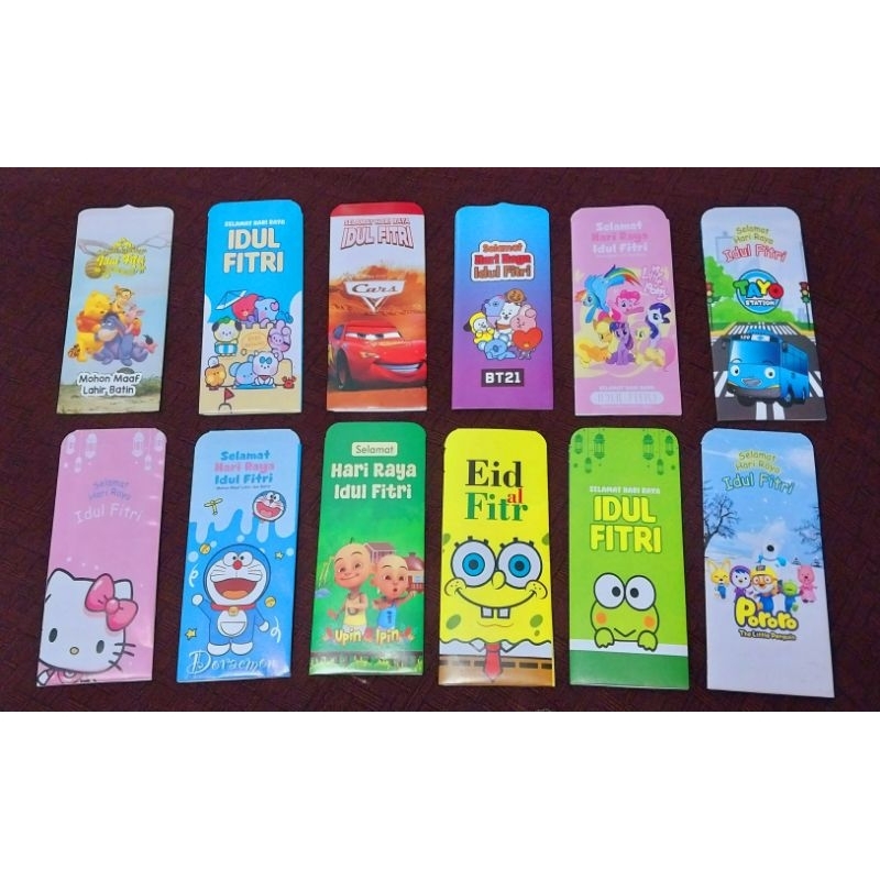 

AMPLOP LEBARAN JUMBO KARAKTER KARTUN