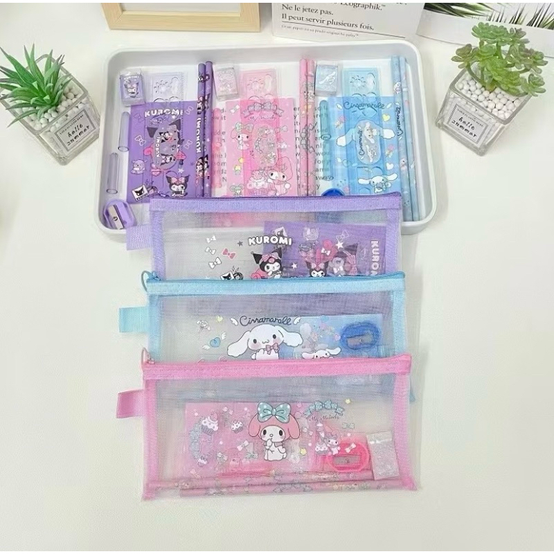 

KOTAK PENSIL JARING SET SANRIO