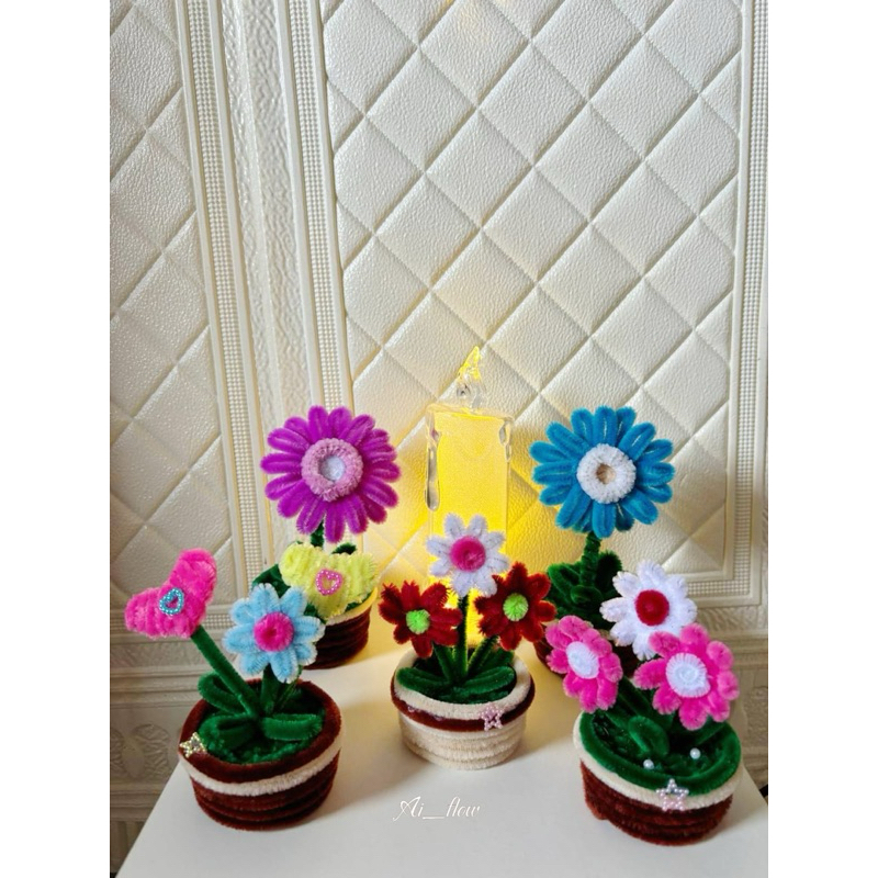 Pot bunga kecil super cantik || Hiasan ruangan