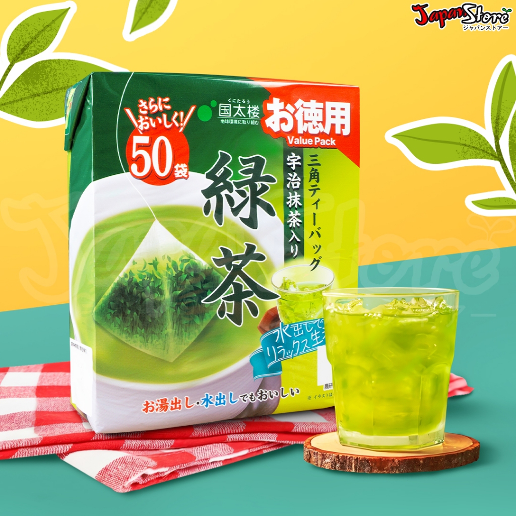 

[Value Pack] Kunitaro Premium Greentea Ryokucha 50 Bag [Deep Steamed Sencha]