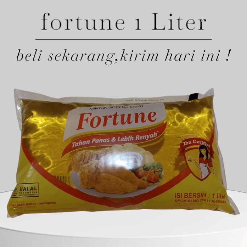 

minyak goreng fortune 1 liter