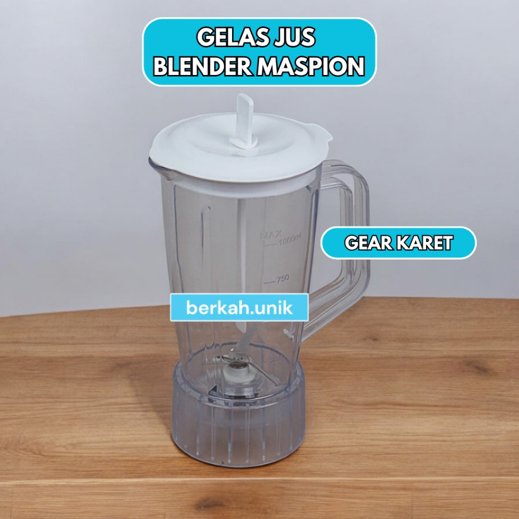 [berkah.unik] SET Gelas Jus Blender Maspion - Gelas Blender Maspion MT 1206 - Gelas Blender Jus Masp