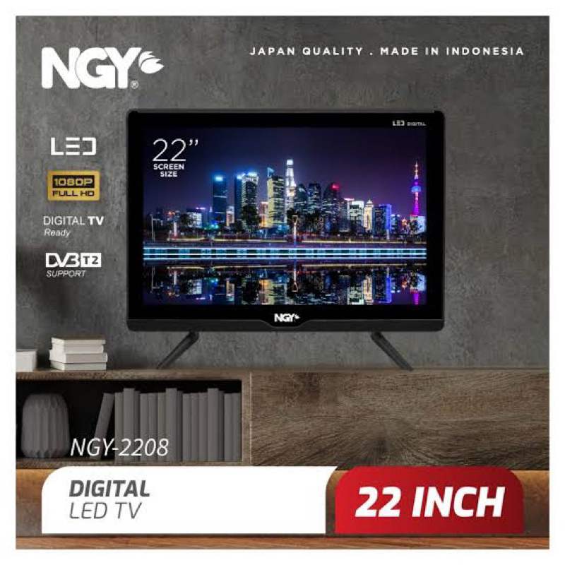 TV LED Nagoya 22inch 2208 Digital HD