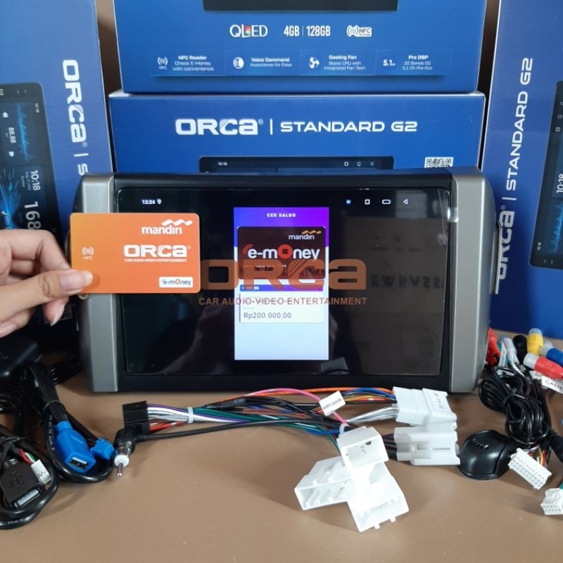 HEAD UNIT ANDROID ORCA INNOVA REBORN 2016 - UP ANDROID 9 INCH ORCA STANDARD G3 RAM 4/128 GB - NFC - 