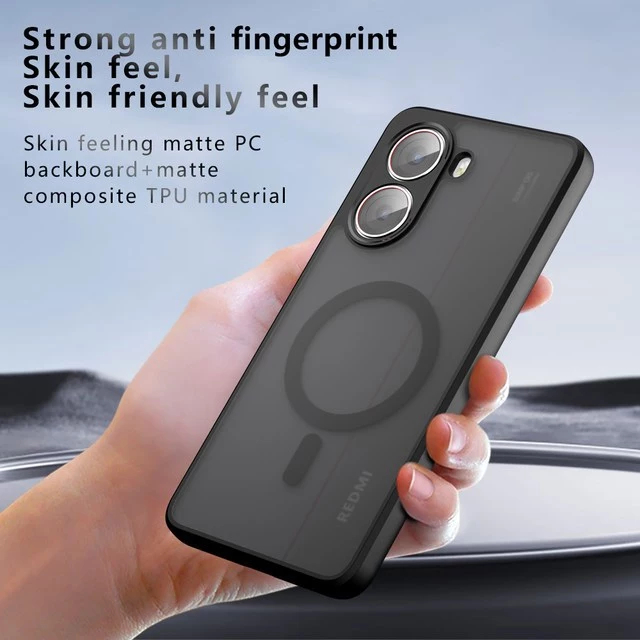 new product matte hybrid magsafe xiaomi poco x7 pro/ poco m7 pro/ poco x7 / poco f7 pro/ poco f7