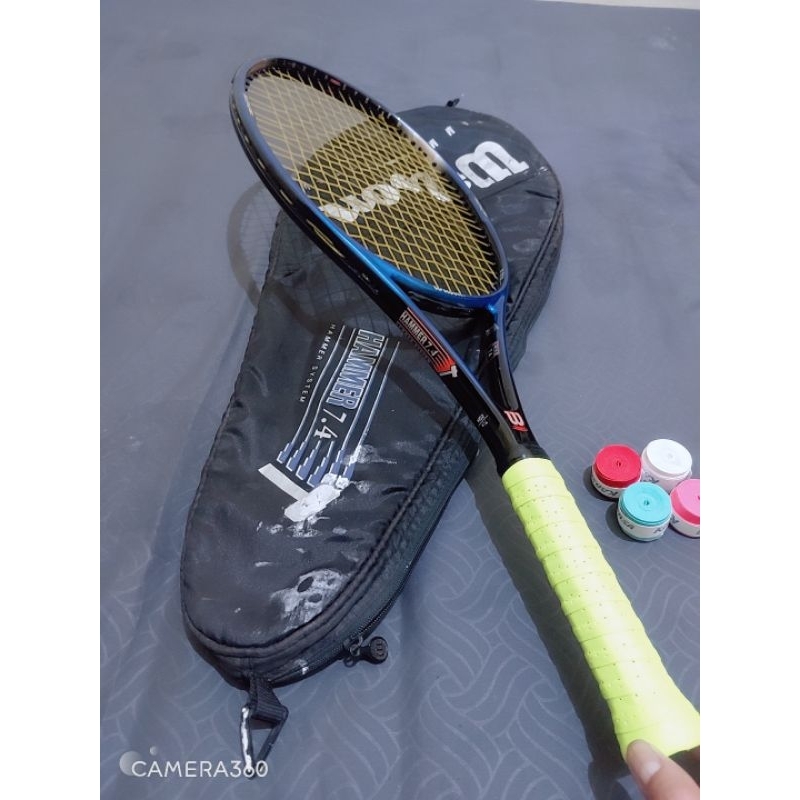 RAKET TENIS ORIGINAL WILSON HAMMER 7.4 HAMMER SYSTEM BEKAS MASIH BAGUS SIAP PAKAI