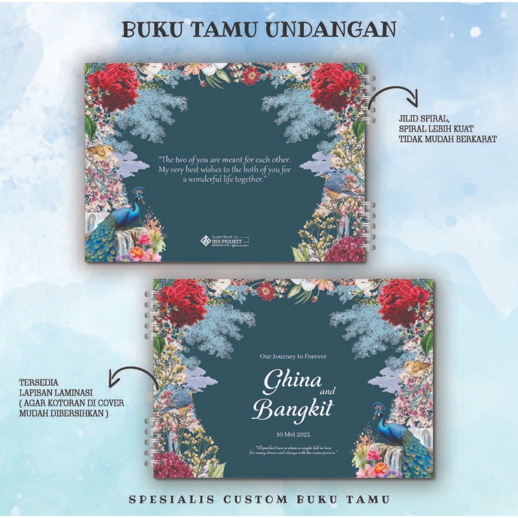 buku tamu | buku nikahan | Buku Tamu Pernikahan | Buku Tamu Custom | Wedding DSS NEW 09