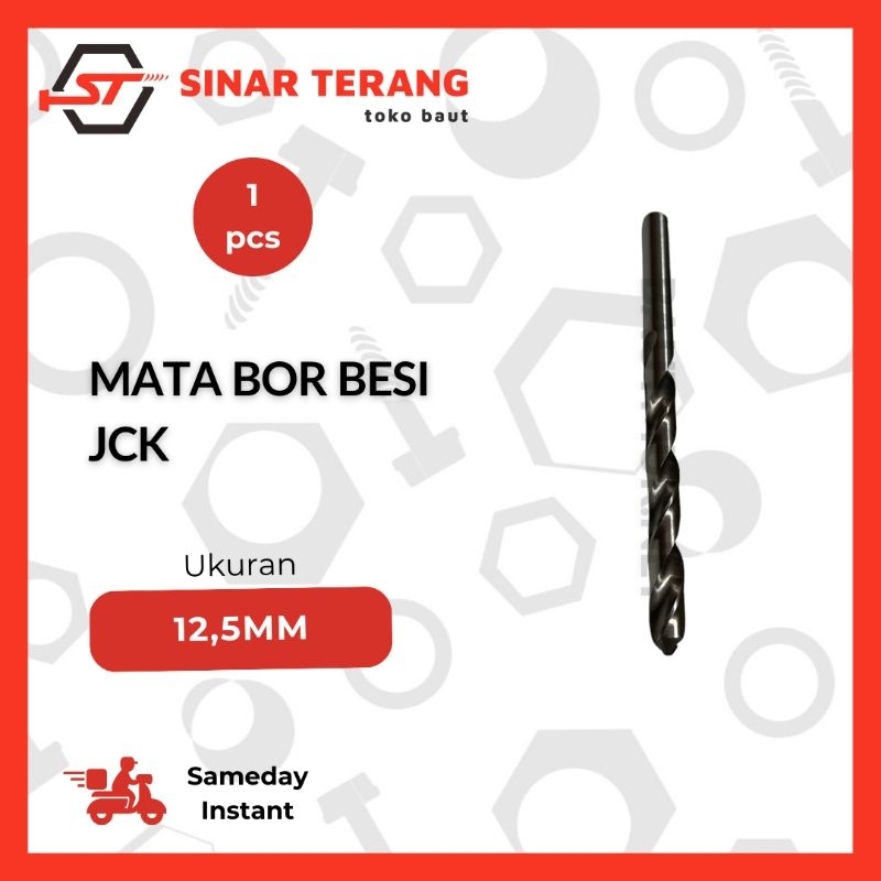 Mata Bor Besi 12.5 mm - Mata Bor Besi JCK 12.5mm 1 pcs