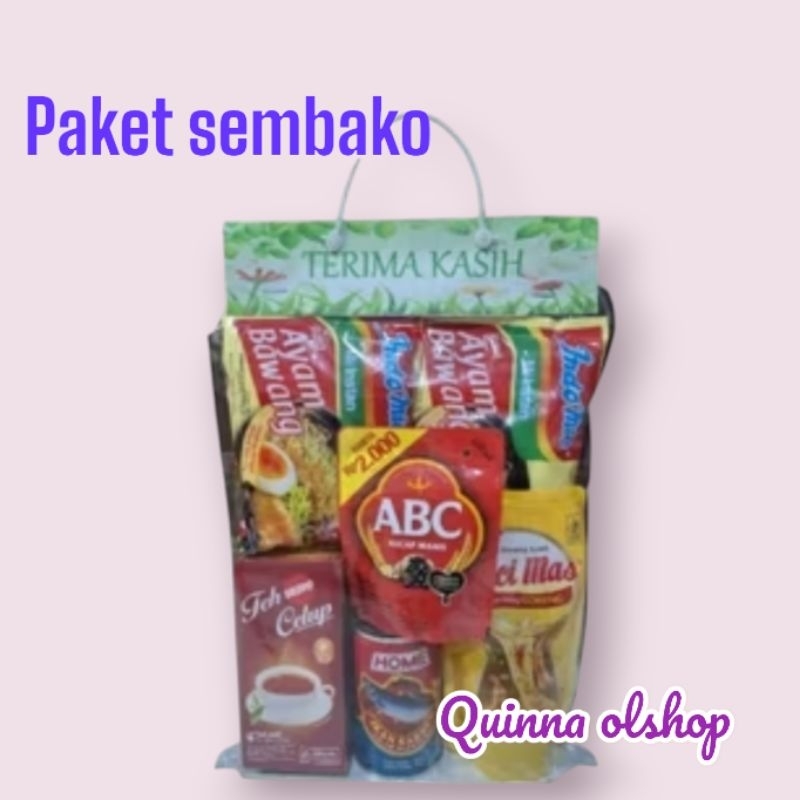 

Ready..Paket Sembako Hemat utk berbagi/bingkisan/syukuran dll.. .(bs costum label)