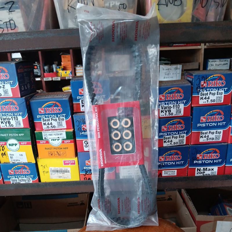 drive belt V belt astra honda motor  k35 pcx150lengkap dengan roler