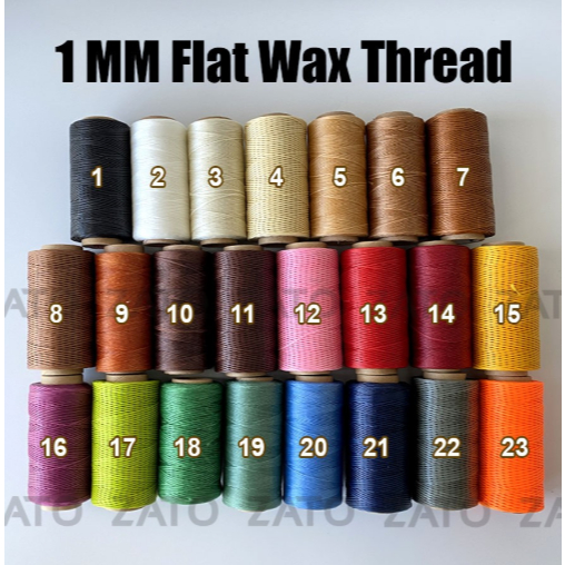 Waxed Leather Thread | benang jahit kerajinan kulit | Leather tools