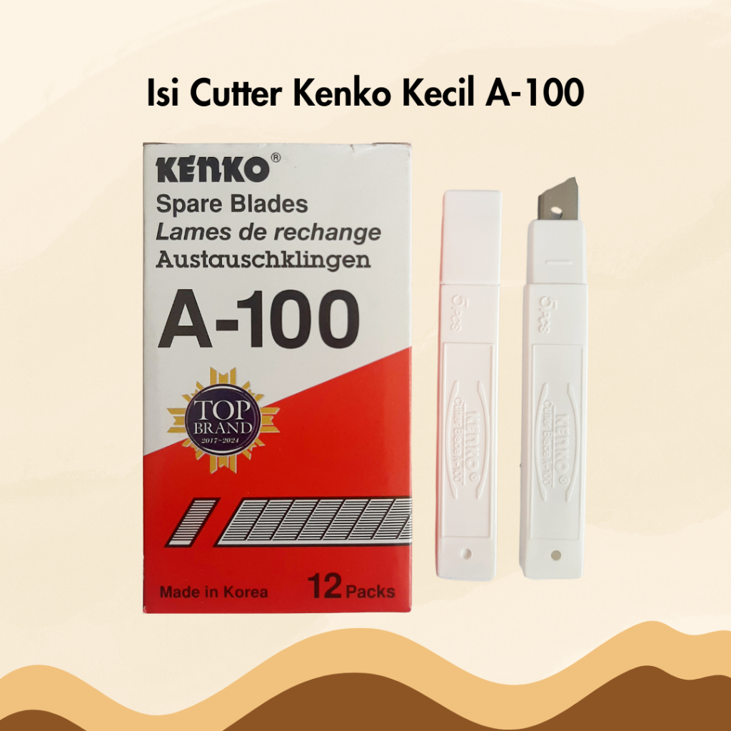 

Isi Cutter Kecil Kenko A-100 1 Tube Refill Cutter Blade Kater Silet