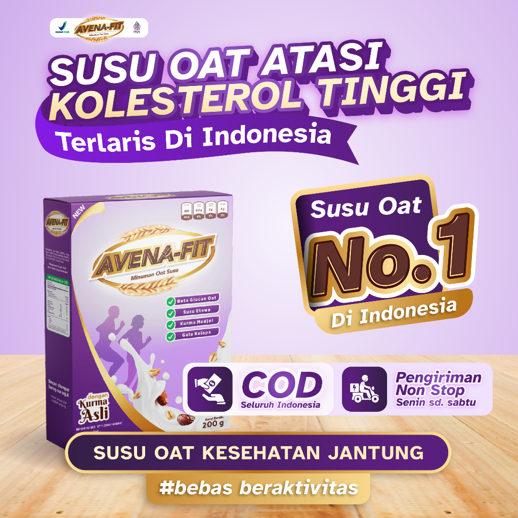 

Avenafit - Sereal Oat Susu Solusi Menurunkan Kolesterol dan Mendukung Kesehatan Jantung
