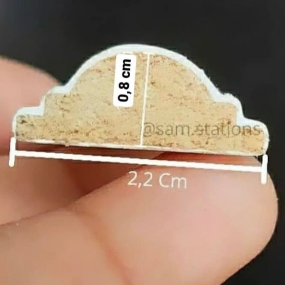 LIST KAYU - WALL MOULDING - WAINSCOTING LIS DINDING - WALL PANEL - PANJANG 1 M - LIS DINDING KAYU