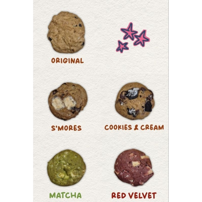 

SOFT COOKIES PREMIUM COCHA BITE. FREE 1 PCS UNTUK PEMBELIAN 5 PCS. GRAB IT FAST selama masa promosi