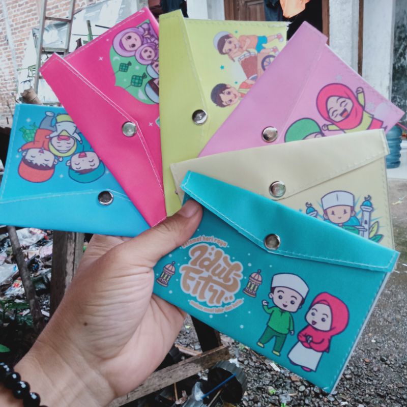 

(12pcs) amplop lebaran kancing printing / amplop unik / amplop viral