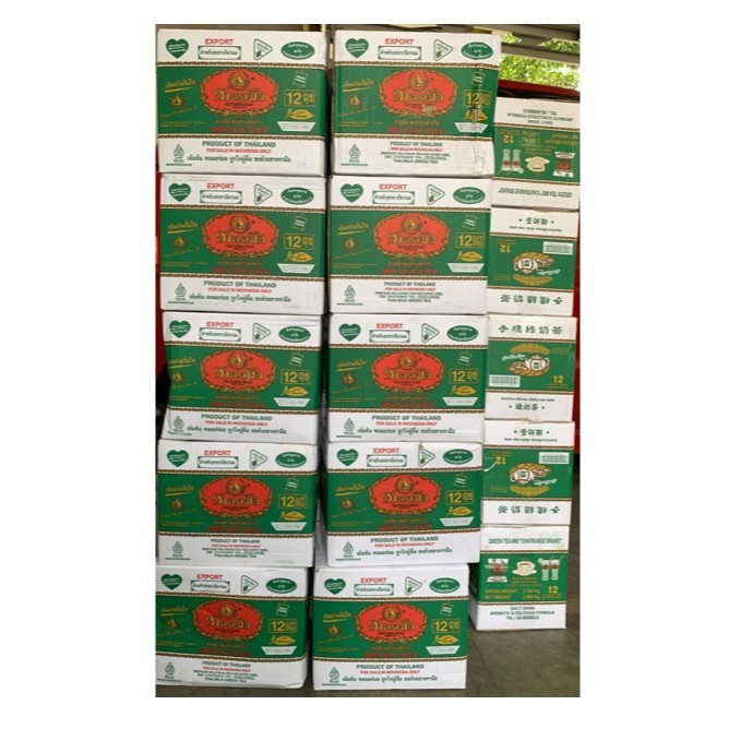 

12 Dus x 12Pcs BPOM Green Thai Tea Chatramue 200 Gram