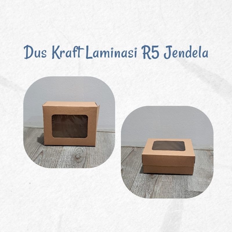 

kotak Kraft Laminasi R5 Jendela[10lembar]