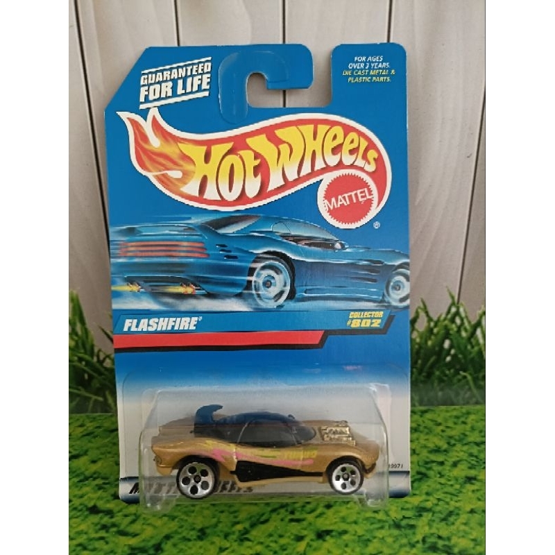Hot Wheels Flashfire Blue Card