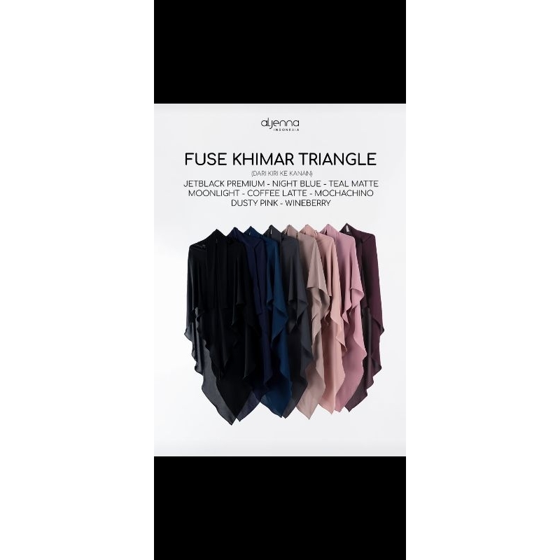 ALJENNA FUSE KHIMAR TRIANGLE TEAL MATTE (NWT) + FREE FK MINI OVAL ALJENNA PRELOVED DARK MAROON.