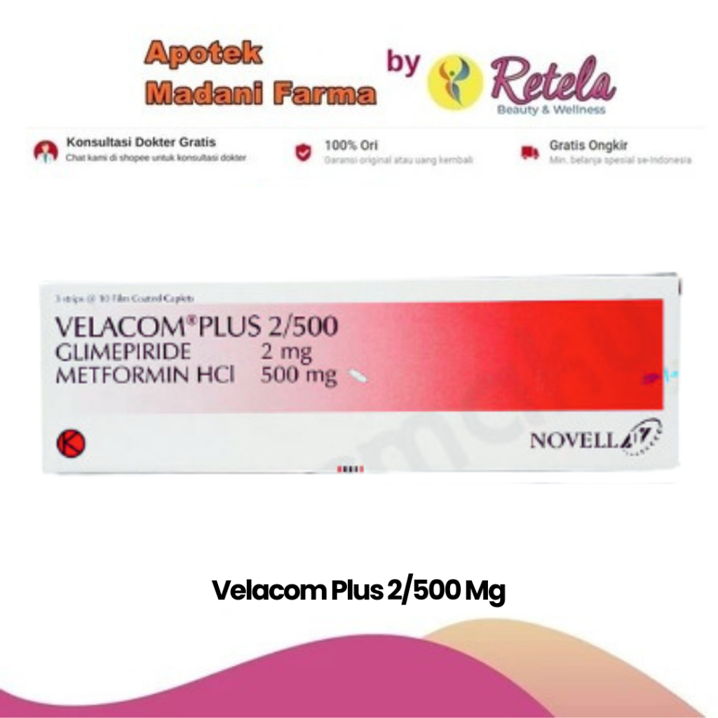 VELACOM PLUS 2/500 BOX 30`S ORIGINAL