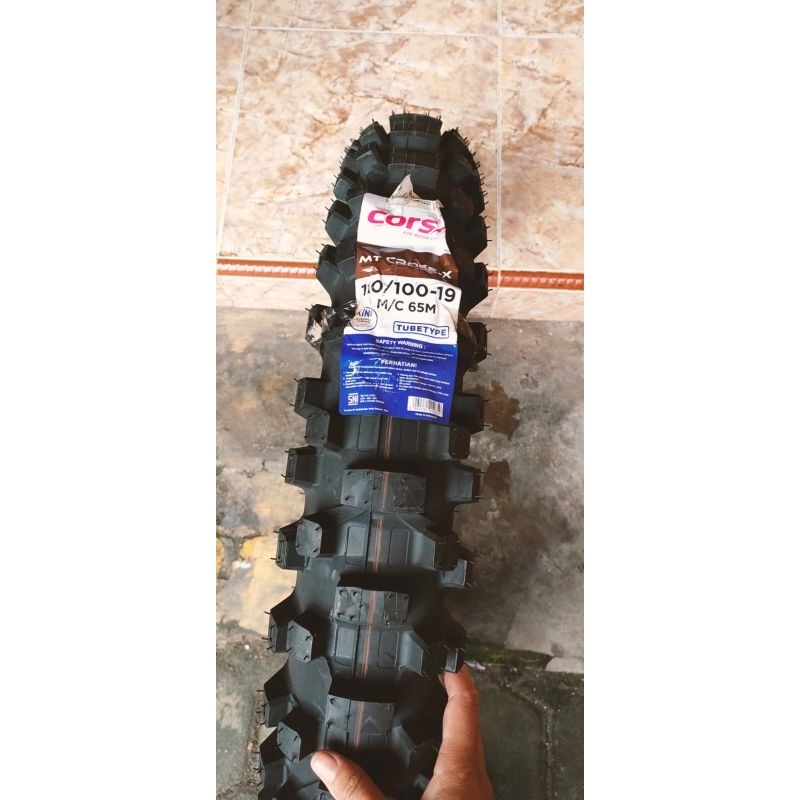Promo ban luar trail Corsa MT CROSS X 110/100 ring 19 ban trail ring 19 110/100 THN produksi 2023