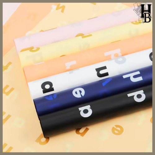 

Kertas Buket Abjad Bunga Flower Wrapping Cellophane Waterproof Florist 6128