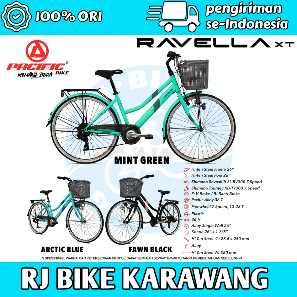 SEPEDA MINI 26" PACIFIF CTB RAVELLA XT/ RAVELLA ULTRA