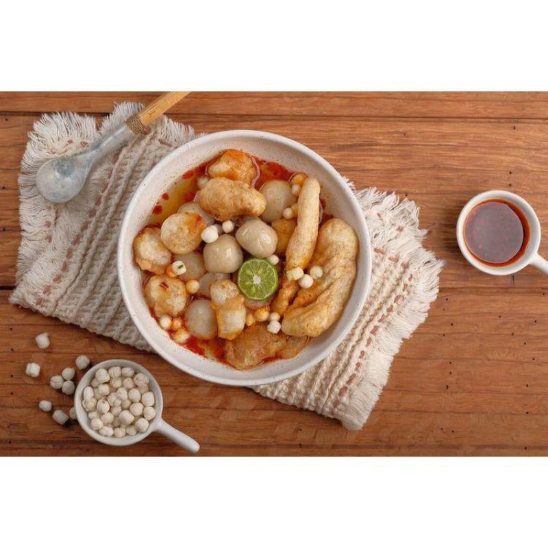 

homemade pake hemat bakso aci