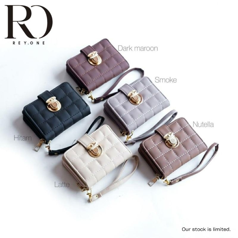 Dompet wanita/dompet cewek/dompet wanita simple/dompet cewek kekinian/dompet lipat (Alma)