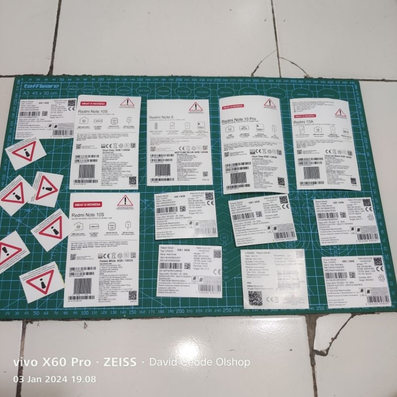 

STICKER STIKER DUS HP UNTUK SEMUA JENIS MERK HP