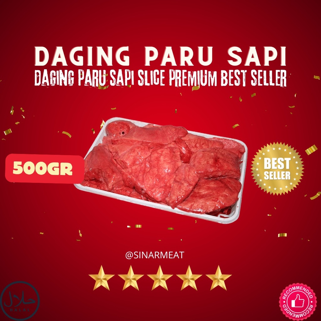 

Daging Sapi PARU slice premium Kemasan 500gr