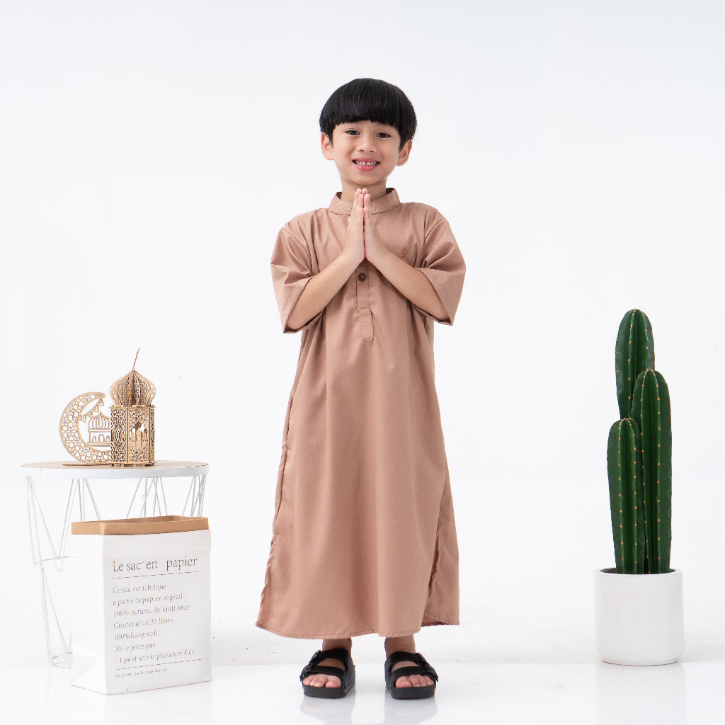 SIMI Kholid - Jubah Anak Laki Laki Baju Koko Anak Laki Laki Gamis Anak 2-10 Tahun