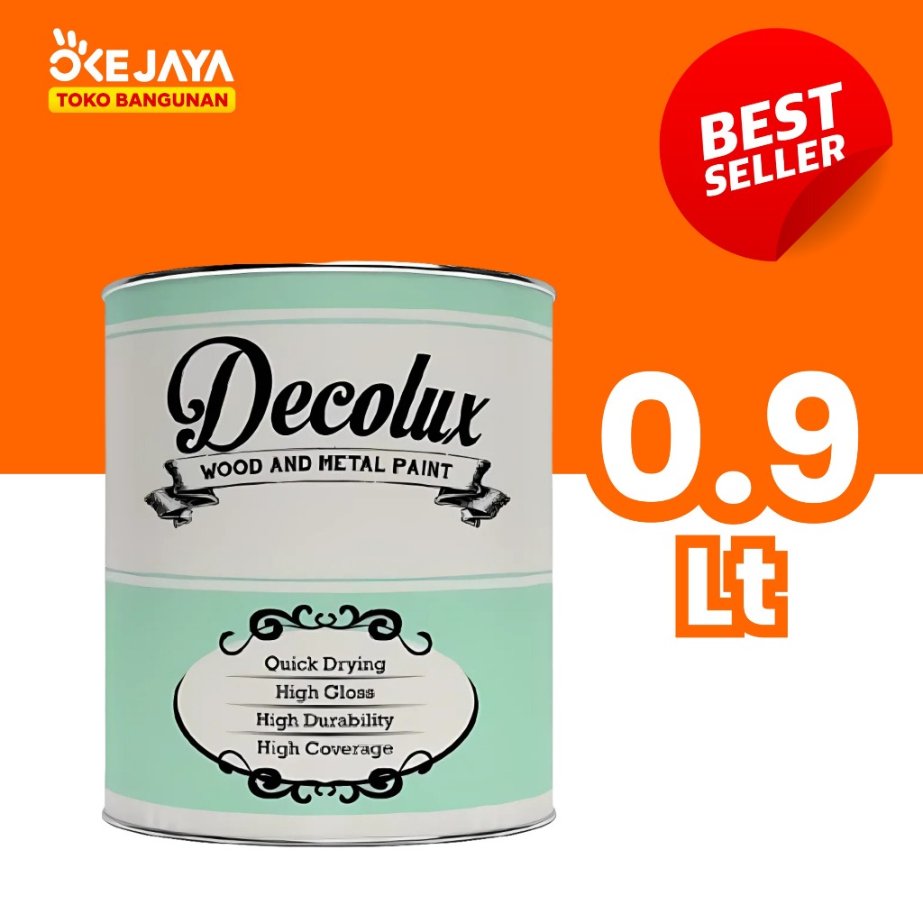 

SPECIAL PRICE Decolux Cat Minyak untuk Kayu dan Besi 200ml Hitam / Putih, Kilap, Doff / Matte