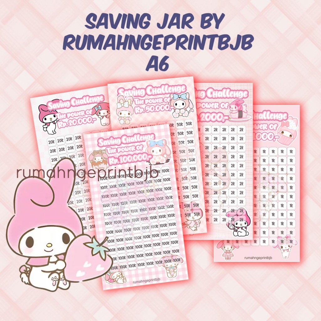 

MELODY SAVING JAR A6 6 LUBANG MENABUNG ASIK SAVING CHALLENGE