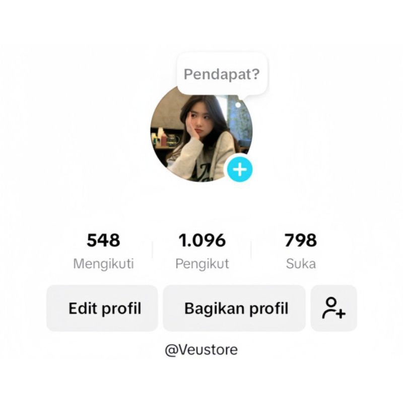 Akun TT 1K+ Followers