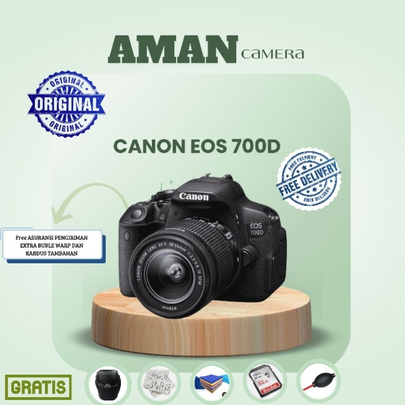 CANON EOS 700D / CANON 700D LENSA KIT 18-55MM IS