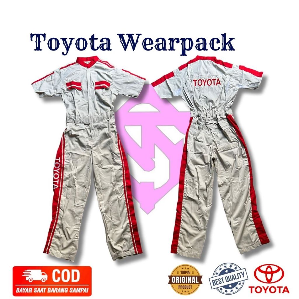 TOYOTA WEARPACK || SERAGAM MEKANIK TOYOTA || WEARPACK SERAGAM MEKANIK TOYOTA