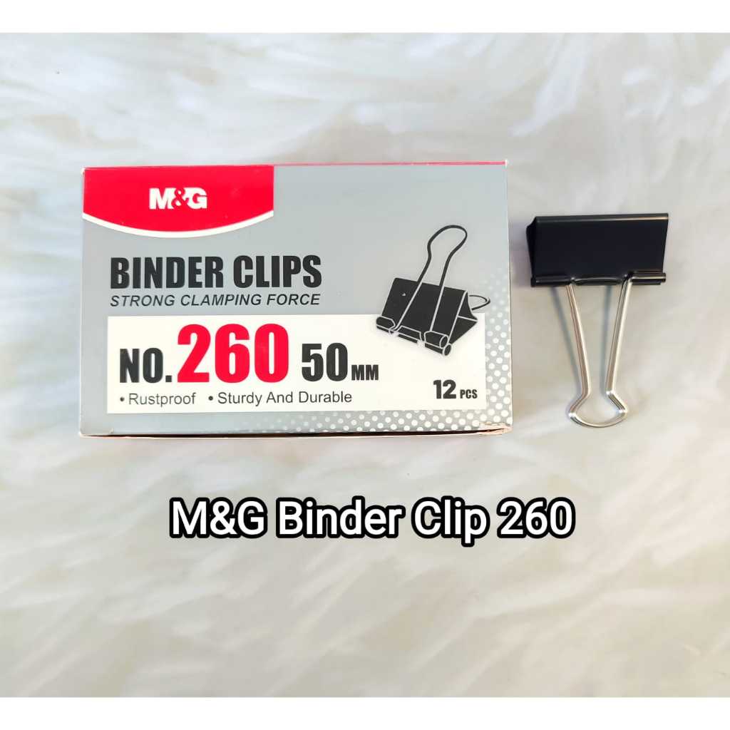 

M&G ABS916HN Binder Clip No.260 Klip Kertas