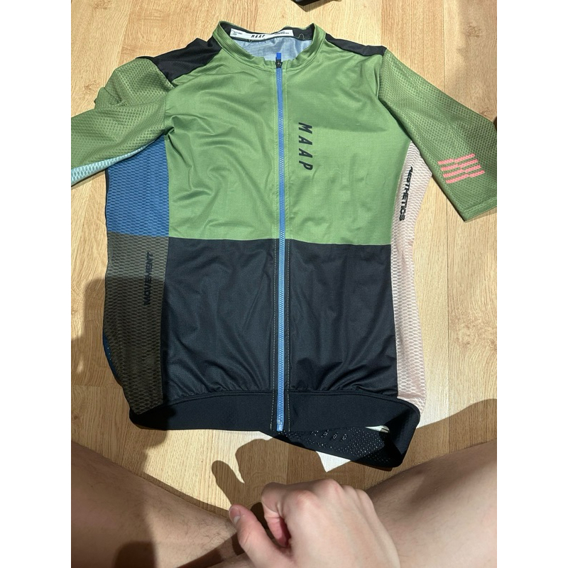 Baju sepeda bekas maap ijo