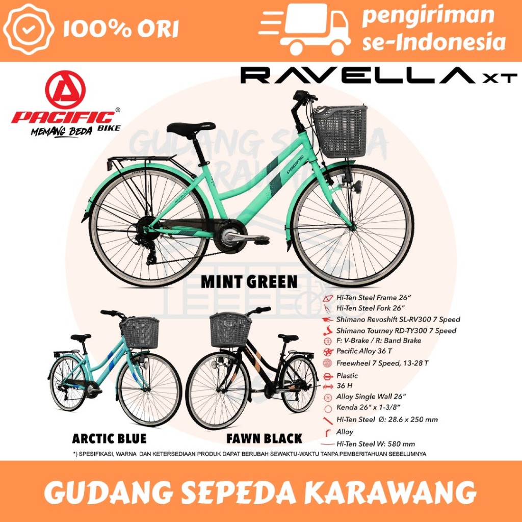 SEPEDA MINI CTB 26" PACIFIC RAVELLA XT