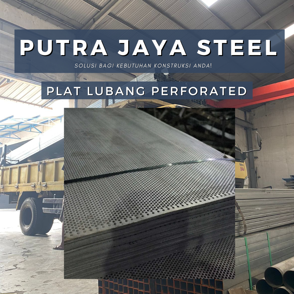 PLAT LUBANG PERFORATED | PLAT BESI LUBANG