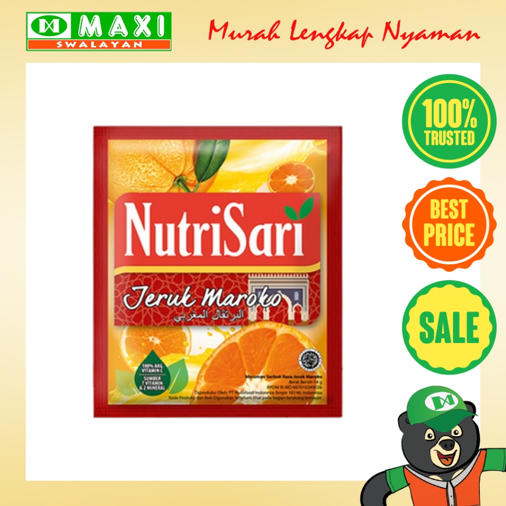 

Nutrisari Jeruk Maroko isi 10x20gr