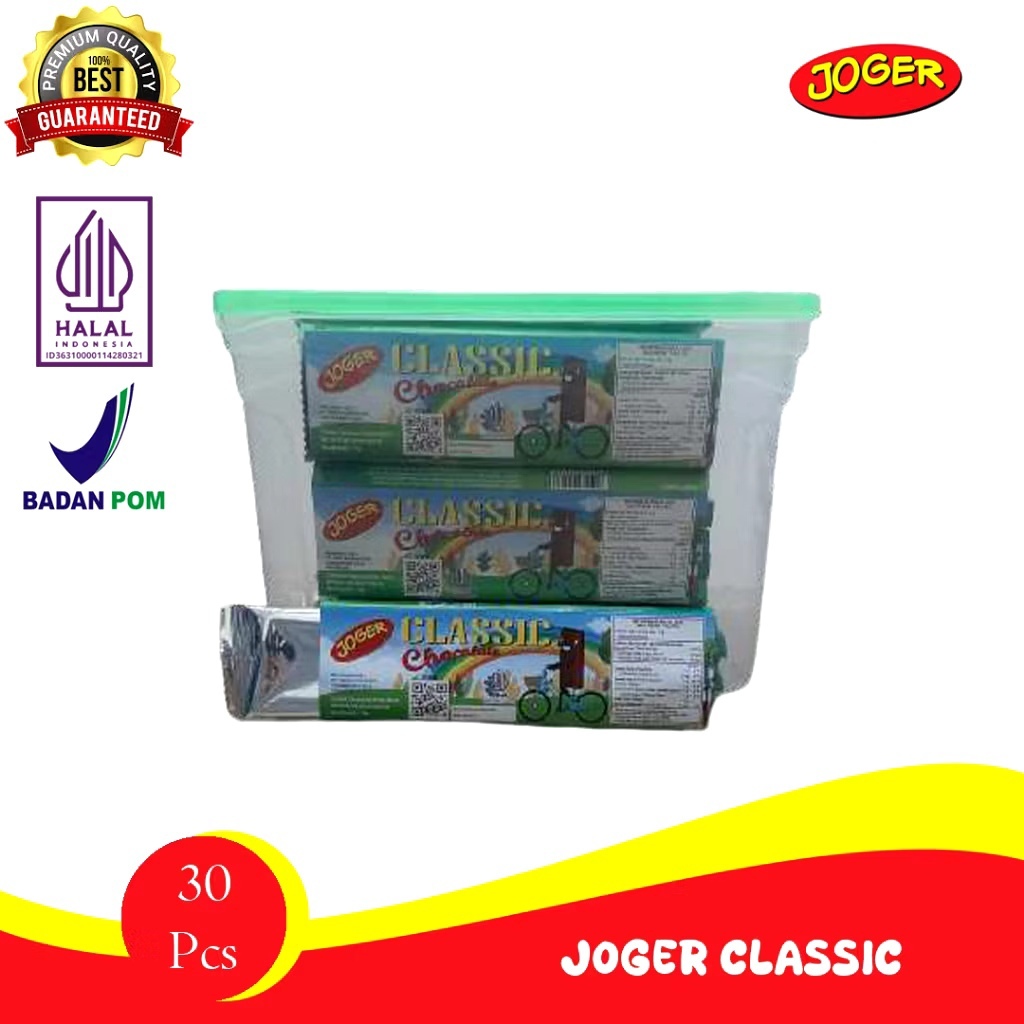 

[HALAL] JOGER COKLAT KLASIC [1 TOPLES, ISI 30 PCS]