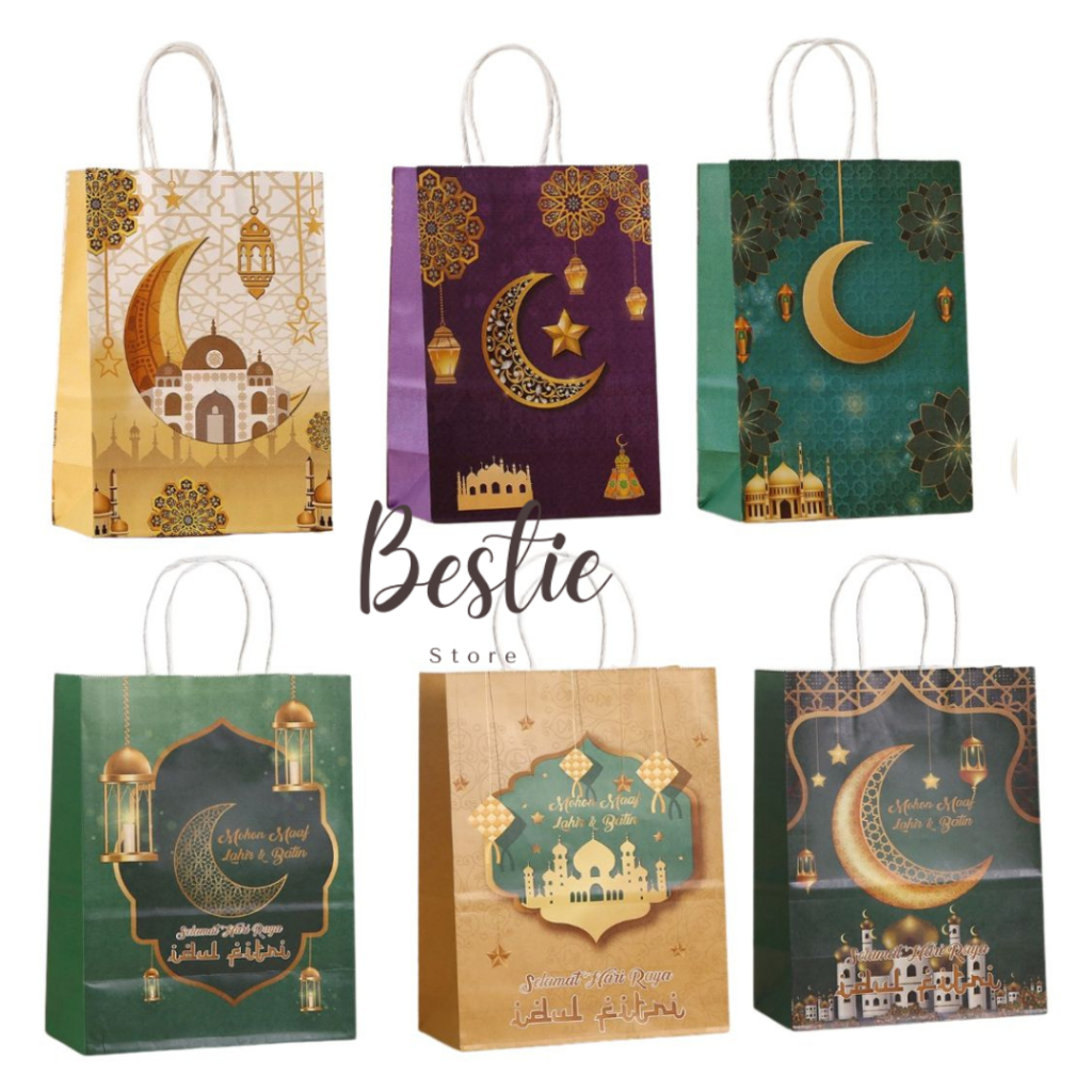 

Bestie Paper Bag Paperbag Tas Bingkisan Hampers Lebaran Idul Fitri Goodie Bag Ramadan