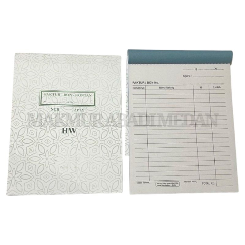 

(1Pcs) Bon Faktur Rangkap 2 Ply 3 Ply Besar HW Buku Nota Faktur Bon Kontan Tegak