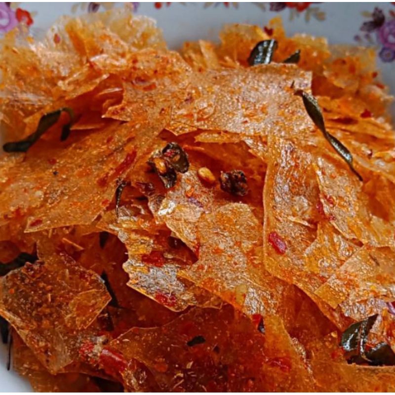 

Cemilan kita (Sotong, Makaroni dan Kripik kaca)