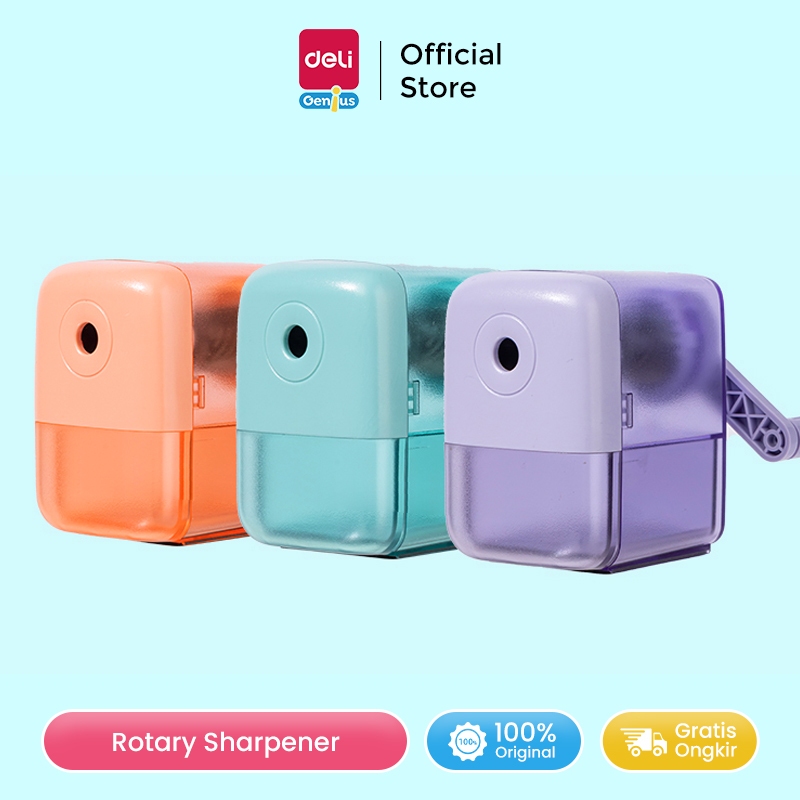 

Deli Rautan Serutan Putar / Rotary Sharpener Self Feeding Pen X60